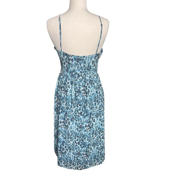 House of Harlow 1960 x Revolve Brena Dress Midi Blue Keyhole Boho Size Medium - Picture 4 of 13